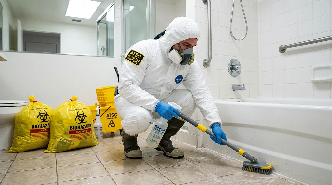 Decontamination equipment deployed for Blood Cleanup in Exeter